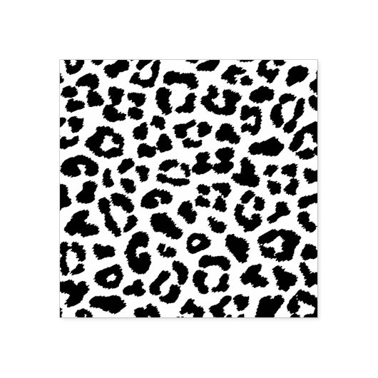 Leopard Pattern Print Leopard Pattern Print Rubber Rubberstempel (Afrduk)