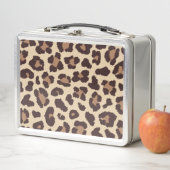 Leopard Pattern Print Lunch Box (In situ)