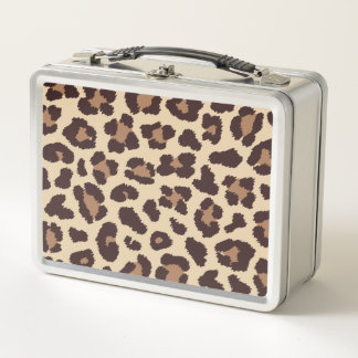 Leopard Pattern Print Lunch Box