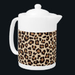 Leopard Pattern Print Teapot Theepot<br><div class="desc">Leopard Pattern Print Teapot</div>