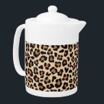 Leopard Pattern Print Teapot Theepot<br><div class="desc">Leopard Pattern Print Teapot</div>