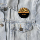 Leopard Pattern Ronde Button 5,7 Cm (In situ)