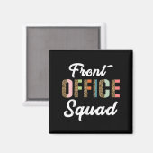 Leopard Pattern School Secretaris Admin Front Offi Magneet (Voorkant / Achterkant)