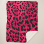 Leopard Pattern Sherpa Deken (Voorkant)