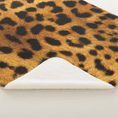 Leopard Pattern Sherpa Deken (3/4)