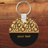 Leopard Pattern Sleutelhanger (Voorkant)