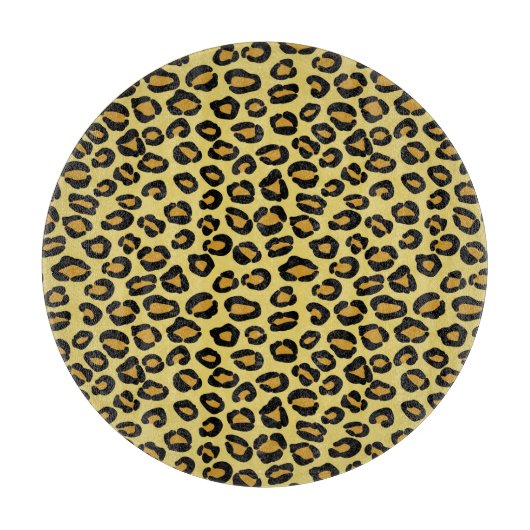 Leopard Pattern Snijplank (Voorkant)