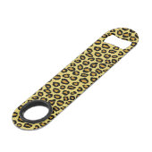 Leopard Pattern Speed Flessenopener (Voorkant Gekanteld)