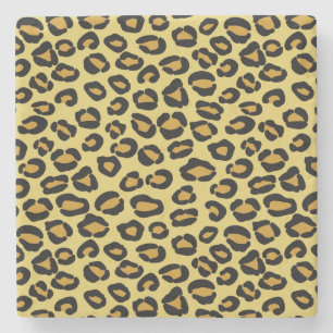 Leopard Pattern Stenen Onderzetter
