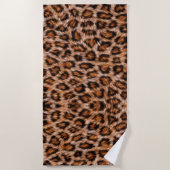 Leopard Pattern Strandlaken (Voorkant)
