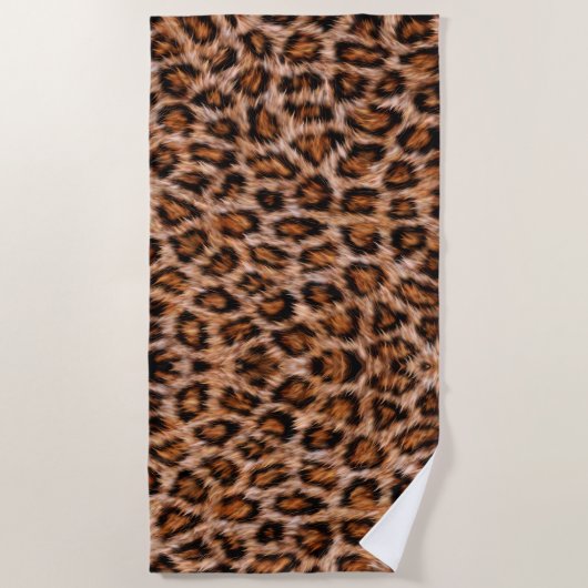Leopard Pattern Strandlaken (Voorkant)