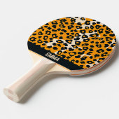Leopard Pattern Tafeltennisbatje (Voorkant Gekanteld)