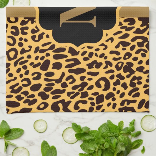 Leopard Pattern Theedoek (Gevouwen)