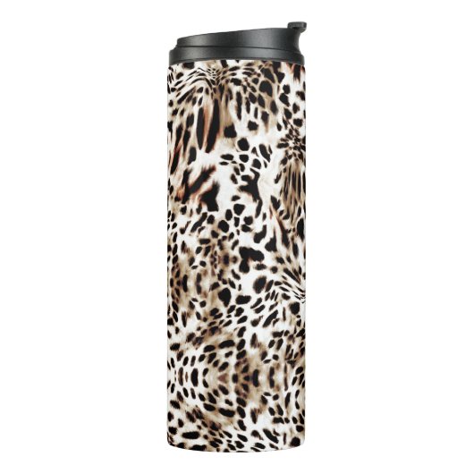 Leopard Pattern Thermosbeker (Gedraaid links)