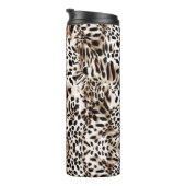 Leopard Pattern Thermosbeker (Geroteerd rechts)