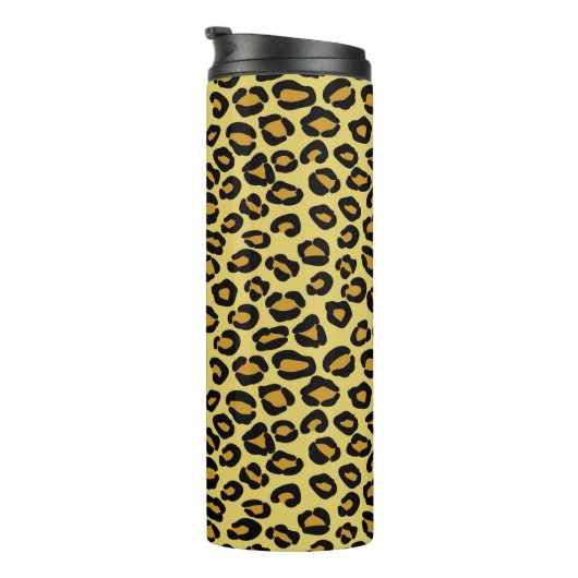 Leopard Pattern Thermosbeker (Geroteerd rechts)