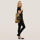 Leopard Pattern Tote Bag (Op model)