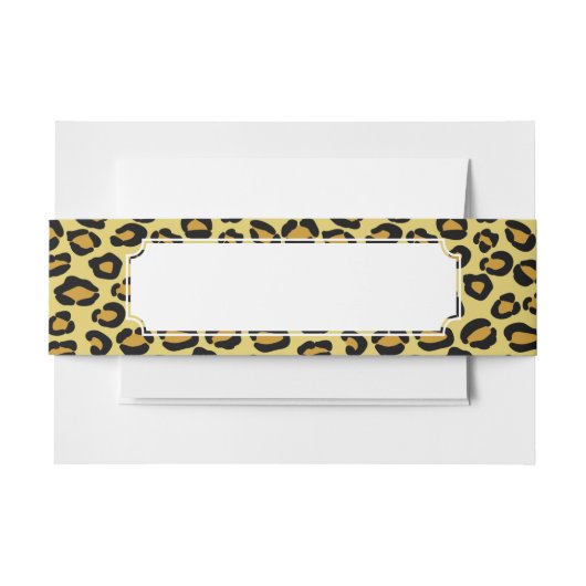 Leopard Pattern Uitnodigingen Wikkel (Voorkant Voorbeeld)