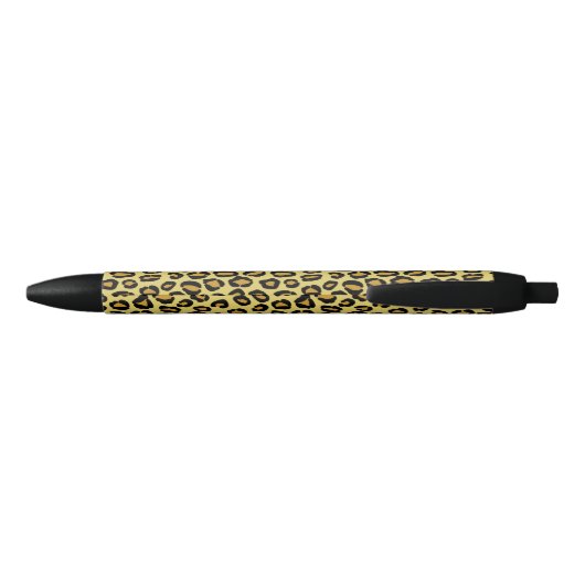 Leopard Pattern Zwarte Inkt Pen (Achterkant)
