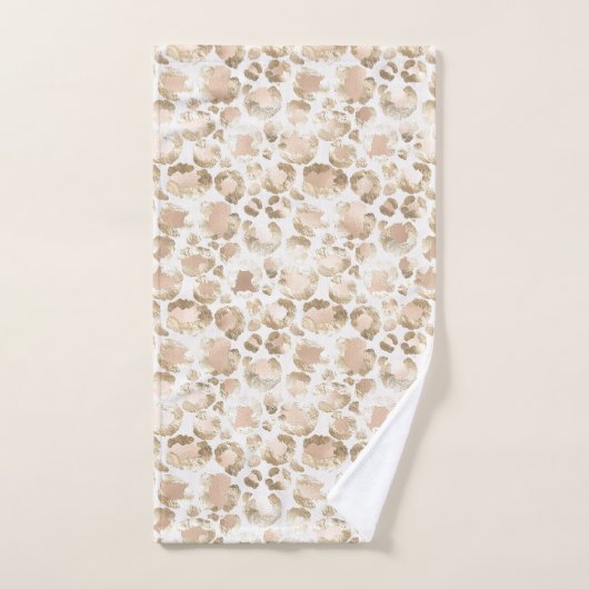  LEOPARD PATTERNEN BATHROOM TOWEL SET BAD HANDDOEK (Handdoek)