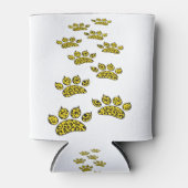 Leopard Paw Print Blikjeskoeler (Voorkant)