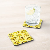 Leopard Paw Print Patroon Bier Onderzetter (Rechterzijde)