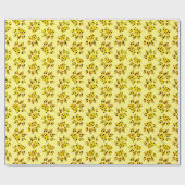Leopard Paw Print Patroon Cadeaupapier (Vlak)