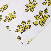 Leopard Paw Print Tissuepapier (Detail)