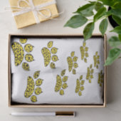 Leopard Paw Print Tissuepapier (Geschenk)