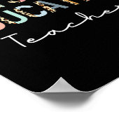 Leopard Pe-leraar Terug naar school Fysiek Onderwi Poster (Hoek)