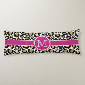 Leopard Persoonlijk Lichaamskussen (Achterkant)