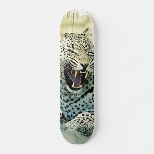Leopard Persoonlijk Skateboard (Voorkant)