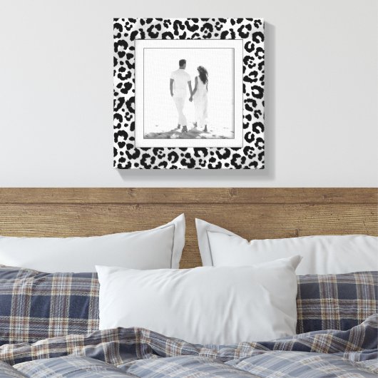 Leopard Photo Canvas Afdruk (Insitu (Slaapkamer))