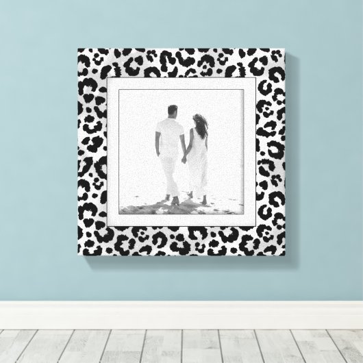 Leopard Photo Canvas Afdruk (Insitu (Houten vloer))