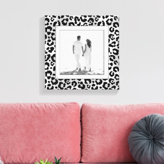 Leopard Photo Canvas Afdruk (Insitu (Woonkamer))