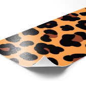 Leopard Photo Graduation Party ondertekenende gast Foto Afdruk (Hoek)