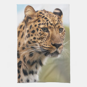 Leopard Photo Theedoek