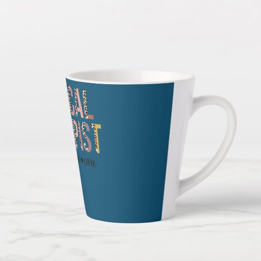 Leopard Physical Therapist PT PTA Therapy Latte Mok (Rechts)