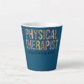 Leopard Physical Therapist PT PTA Therapy Latte Mok (Voorkant)