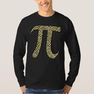 Leopard Pi Symbool National Pi Day T-shirt