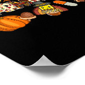 Leopard Pilgrim Pet Herfst Thanksgiving G Poster (Hoek)