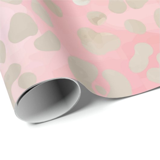 Leopard Pink Pattern Cadeaupapier (Rol Hoek)