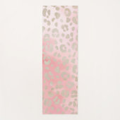 Leopard Pink Pattern Yogamat (Voorkant)