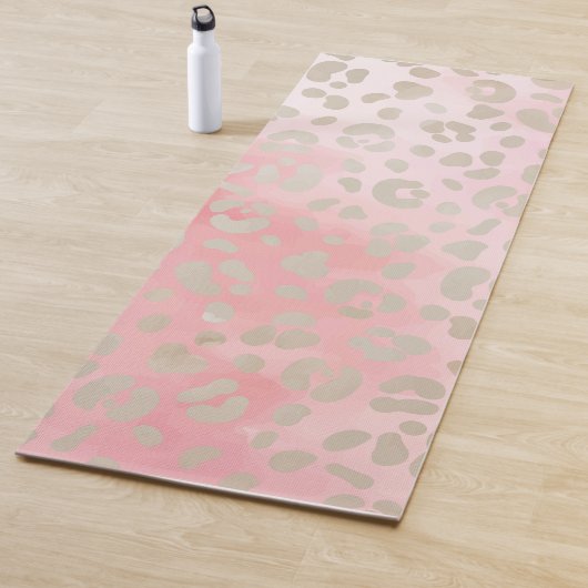 Leopard Pink Pattern Yogamat (In situ)