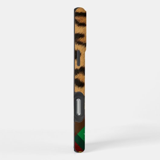 Leopard Plaid iPhone Hoesje (Rechterkant)