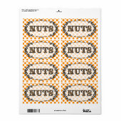 Leopard Polka Dot Noten Eten Label (Full Sheet)
