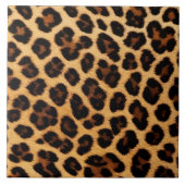 Leopard Popular Cat Animal Print Collectie Tegeltje (Voorkant)