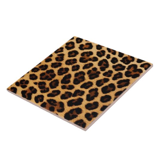 Leopard Popular Cat Animal Print Collectie Tegeltje (Zijkant)