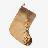 LEOPARD PORTRAIT KLEINE KERSTSOK (Voorkant (Hangend))
