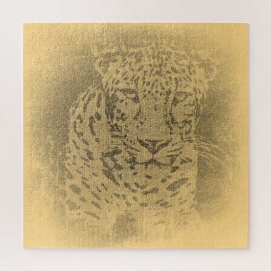 Leopard Portrait Legpuzzel (Verticaal)